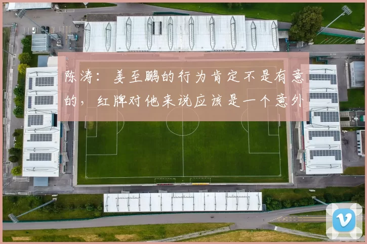 陈涛：姜至鹏的行为肯定不是有意的，红牌对他来说应该是一个意外